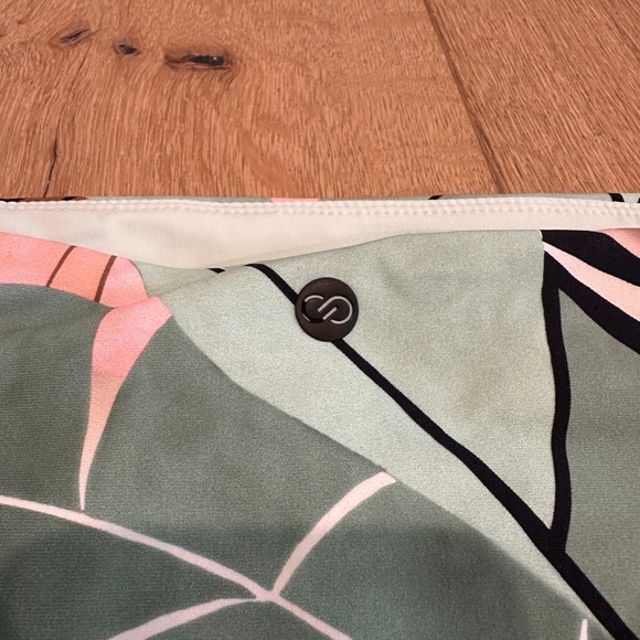 Calia Women's Swim Sleek Sculpt High Rise Bottom Desert Flora Agave Leaf, 2X - Picture 6 of 6